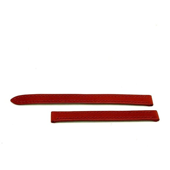 Cartier Women's Watch Replacement Band Red Leather Strap 9.5mm KD33IAPL - Picture 6 of 7